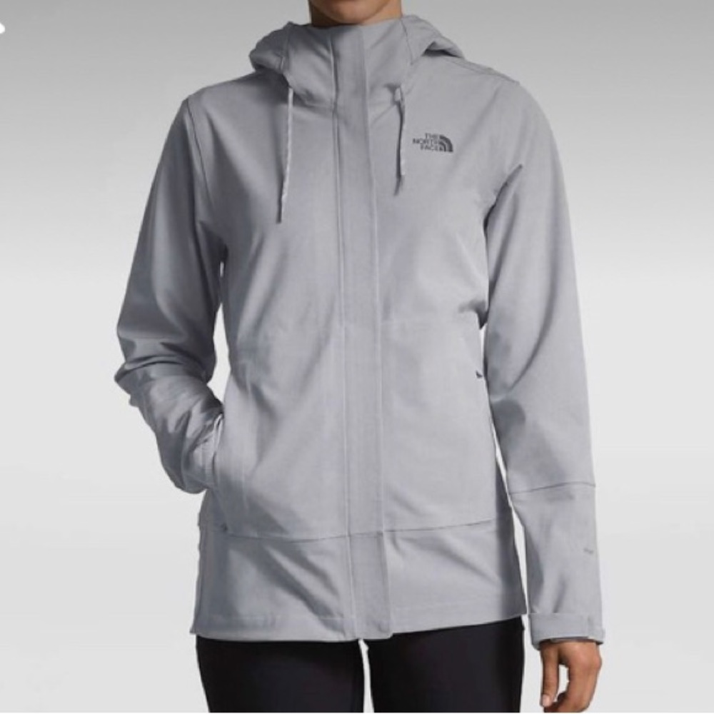 The North Face Apex Flex DryVent Hooded Women’s Jacket Light Gray Size XL